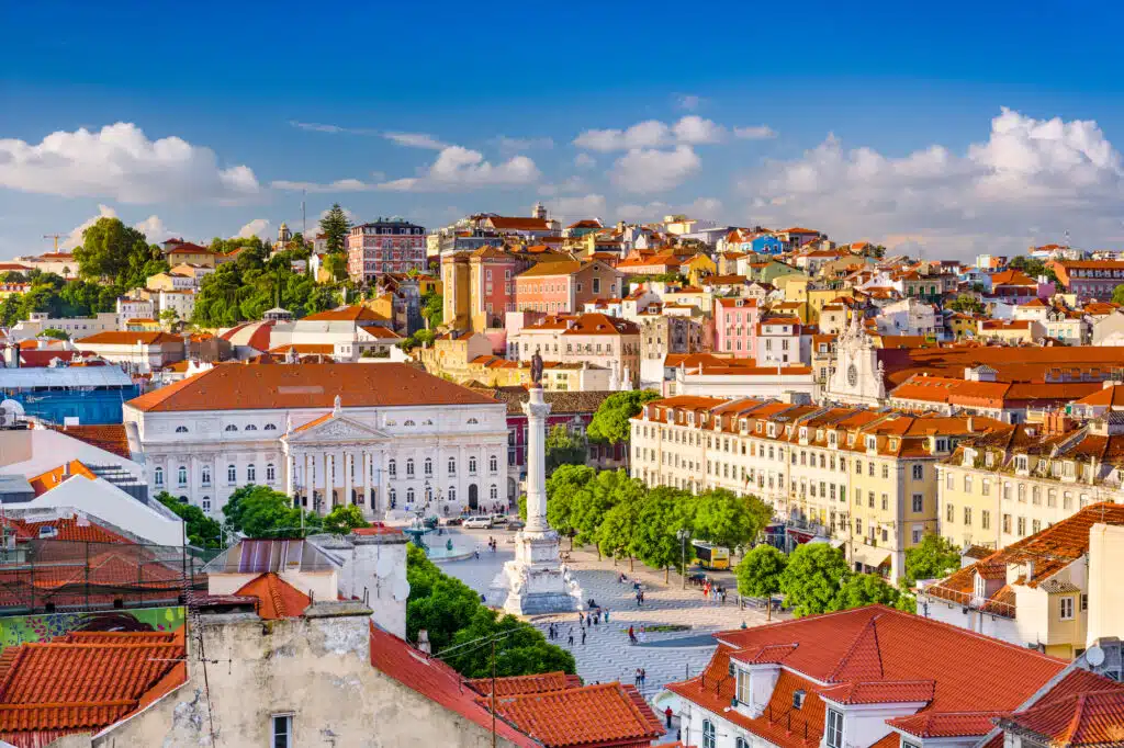 Place Rossio de Lisbonne, Portugal