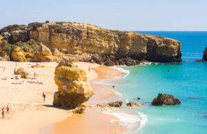 Praia de São Rafael à Albufeira, Algarve, Portugal